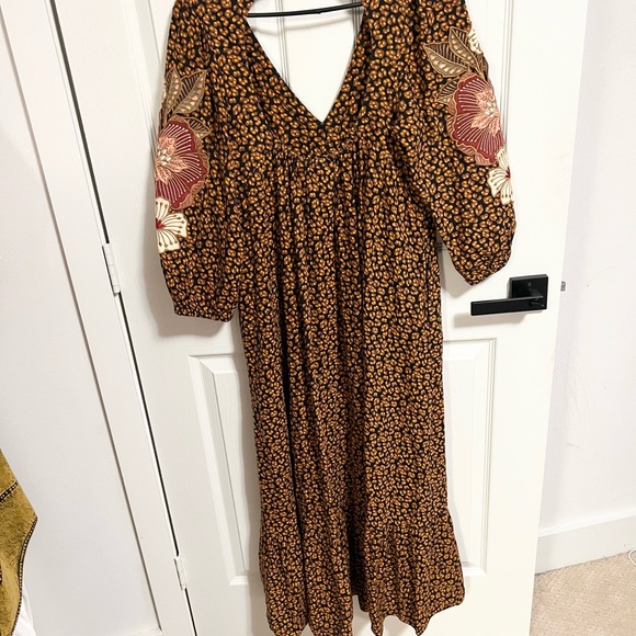 Farm Rio x Anthropologie Embroidered Maxi Dress - Picture 8 of 10